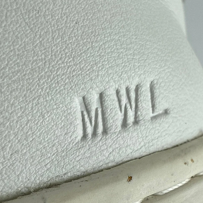 Madewell Court Unisex White Leather Low Top Lace Up Sneakers Shoes Size M7 W8.5 - Image 8