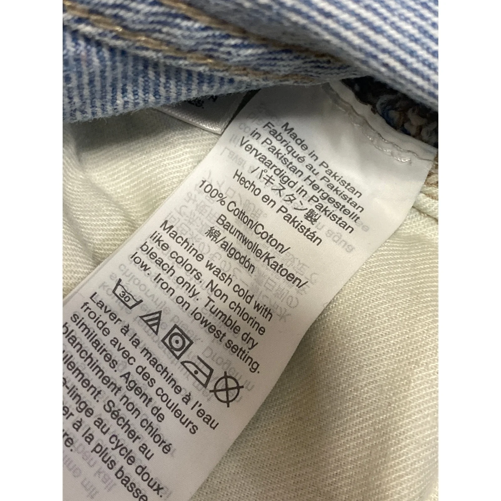 Madewell Darted Distressed High Rise Utility Barrel Mom Denim Jeans Pants Sz 31 - Image 6