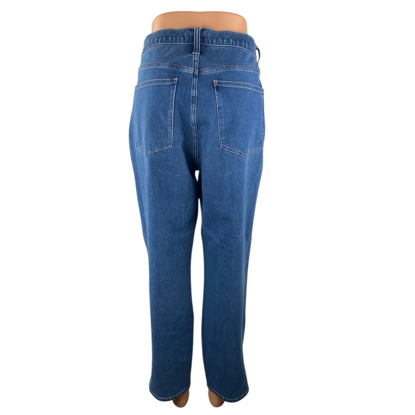 Madewell Roadtripper Women's Blue High Waisted Straight Leg Denim Jeans Size 32 - Image 3