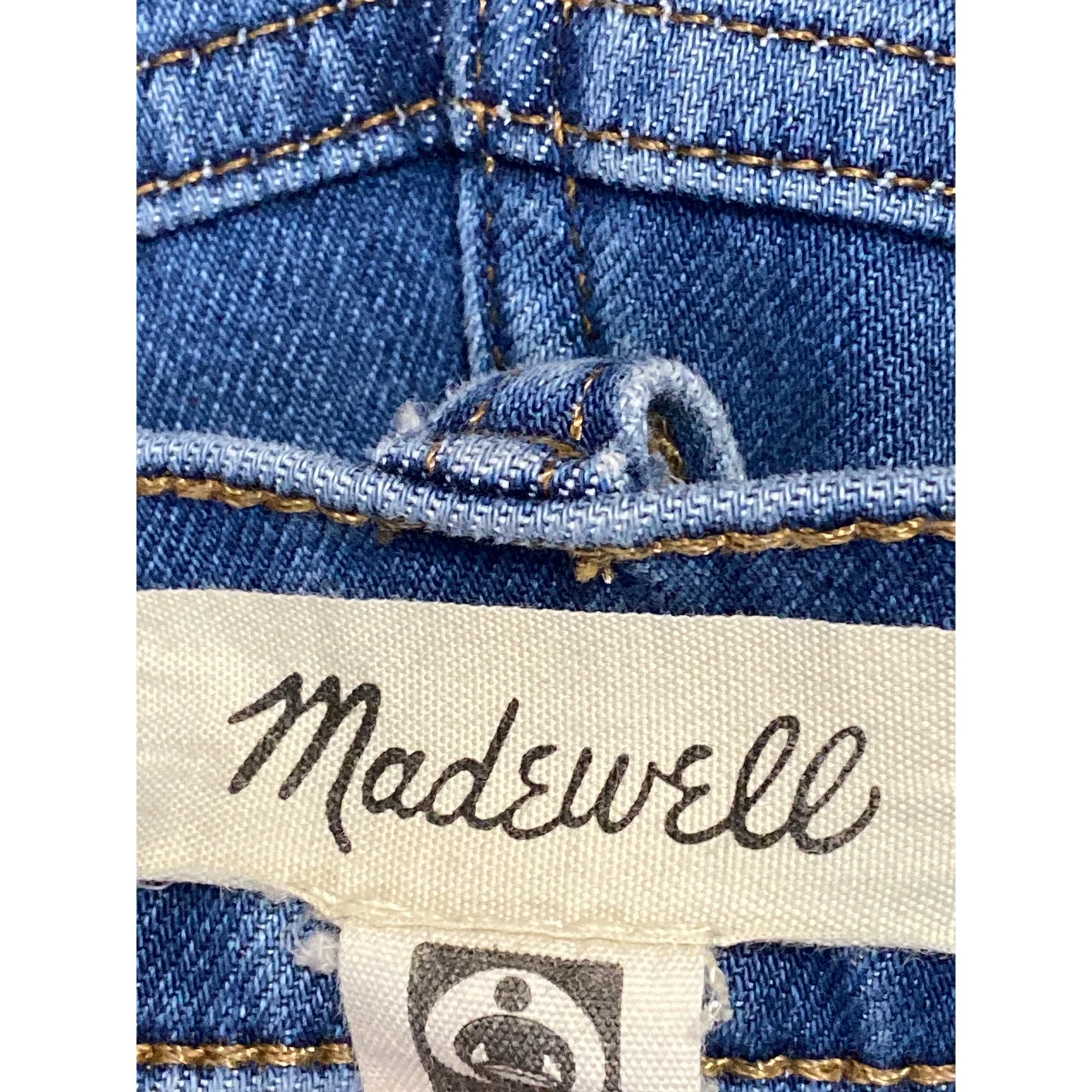 Madewell Roadtripper Women's Blue High Waisted Straight Leg Denim Jeans Size 32 - Image 4