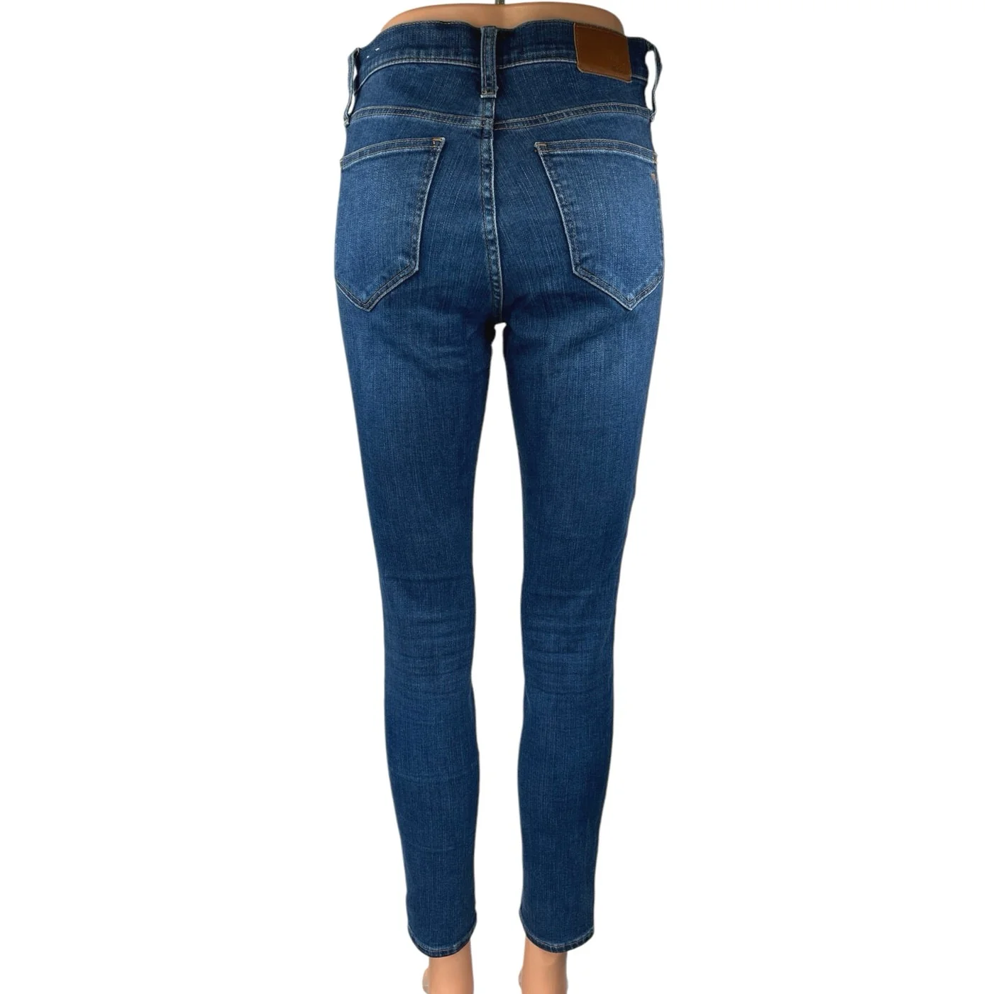 Madewell Roadtripper Women's Blue Mid Rise Skinny Denim Jeans Pants Size 26 - Image 3