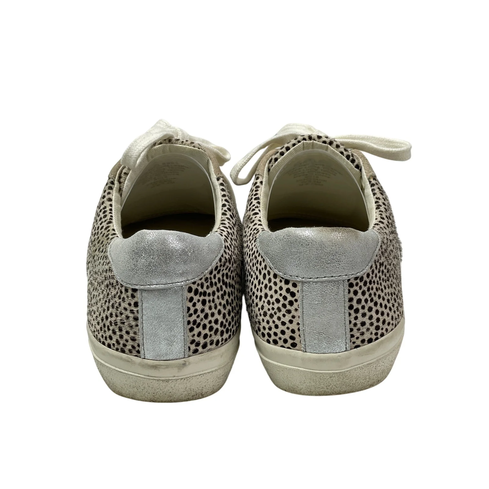 Madewell Sidewalk Unisex Spot Dot Calf Hair Low Top Sneakers Shoes Size W8 M6.5 - Image 3