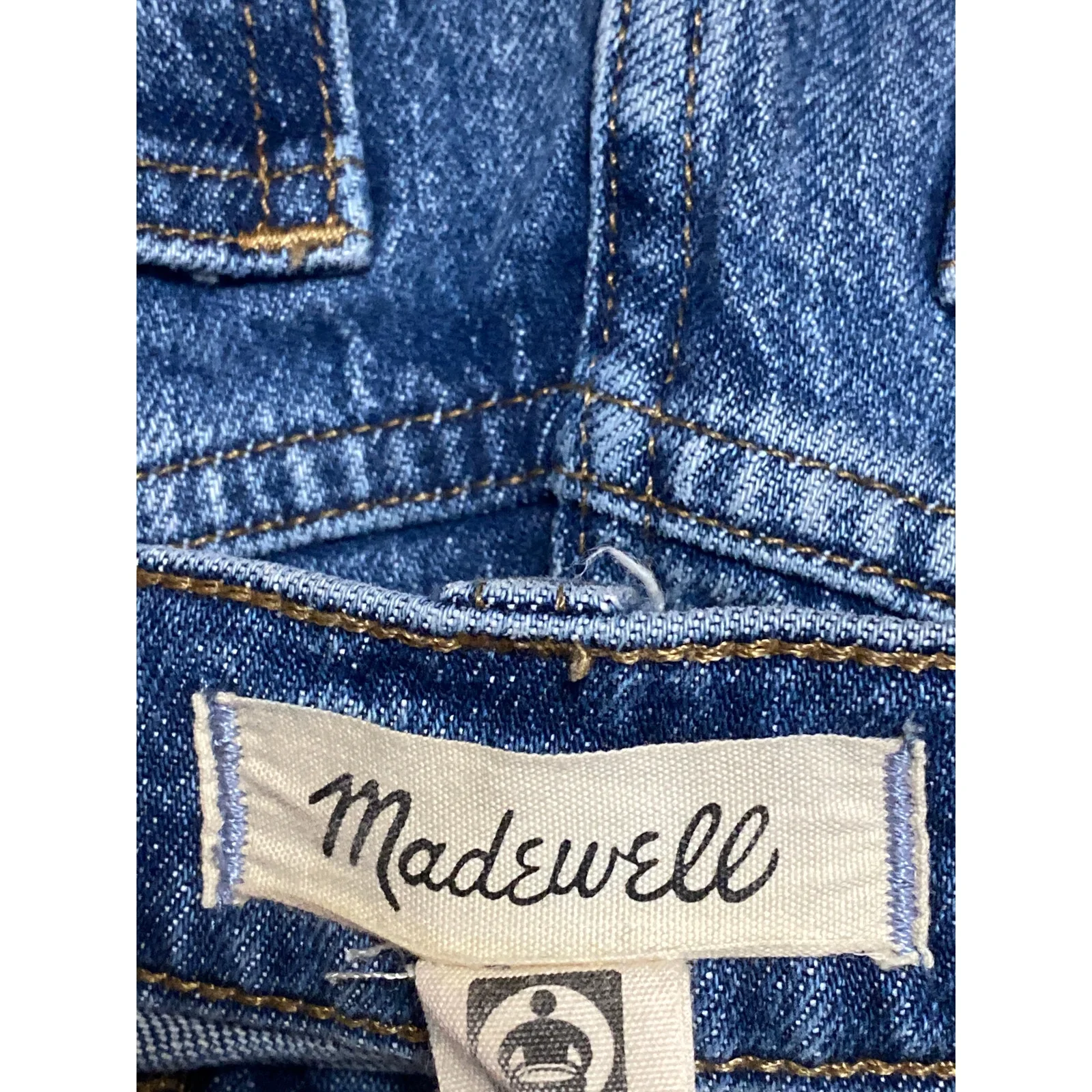 Madewell The Perfect Vintage Women's Blue Straight High Rise Denim Jeans Size 25 - Image 5
