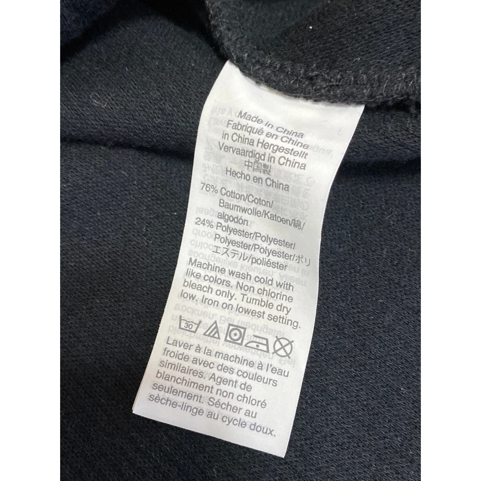 Madewell Womens Black Asymmetric Hem Rib Knit Crewneck Long Sleeve Sweater Top M - Image 4