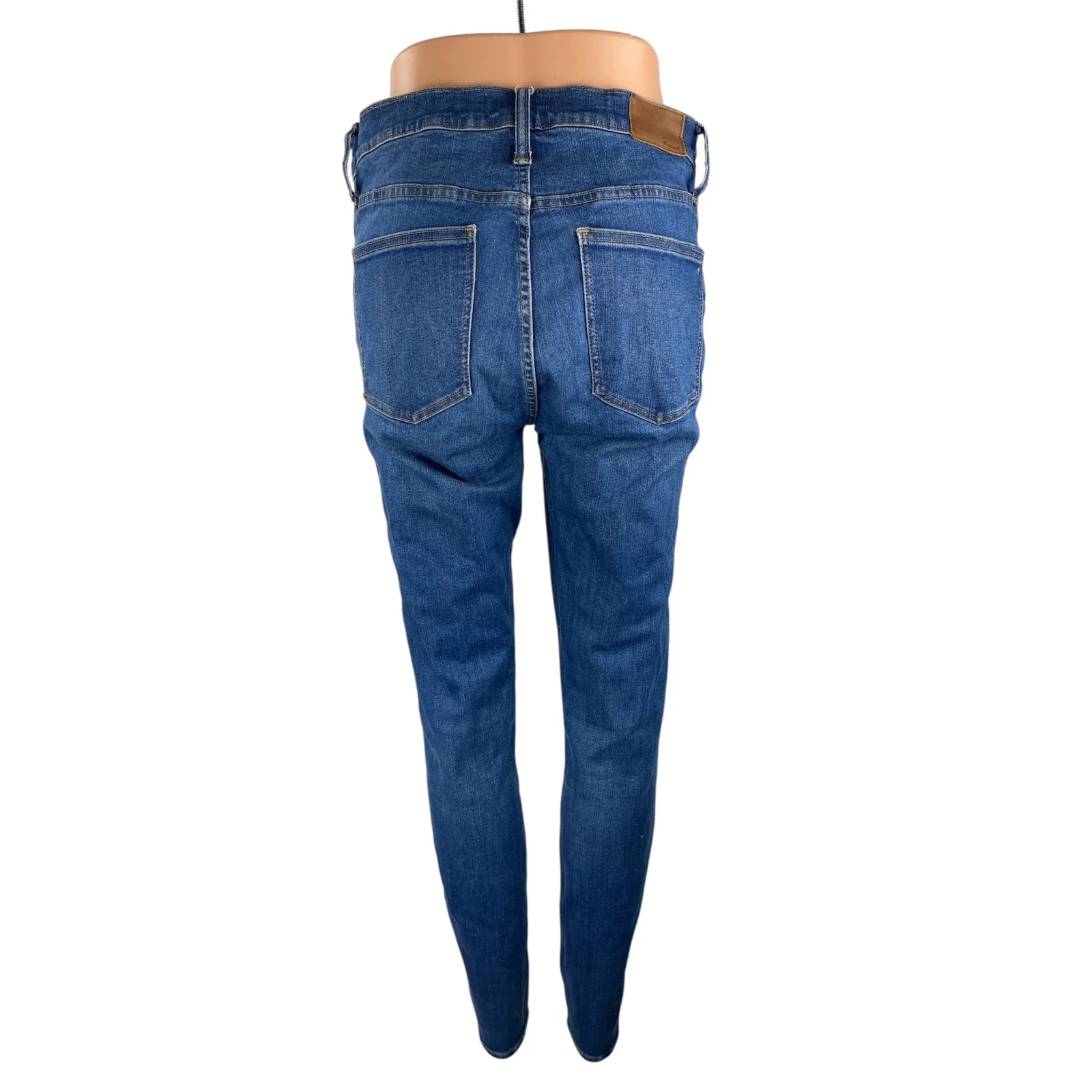 Madewell Women's Blue High Rise Slim Fit Classic Skinny Denim Jeans Pants Sz 29 - Image 4