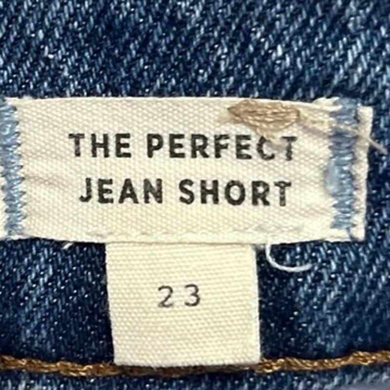 Madewell Women's Blue The Perfect High Waisted Cut Off Denim Jean Shorts Size 23 - Image 5