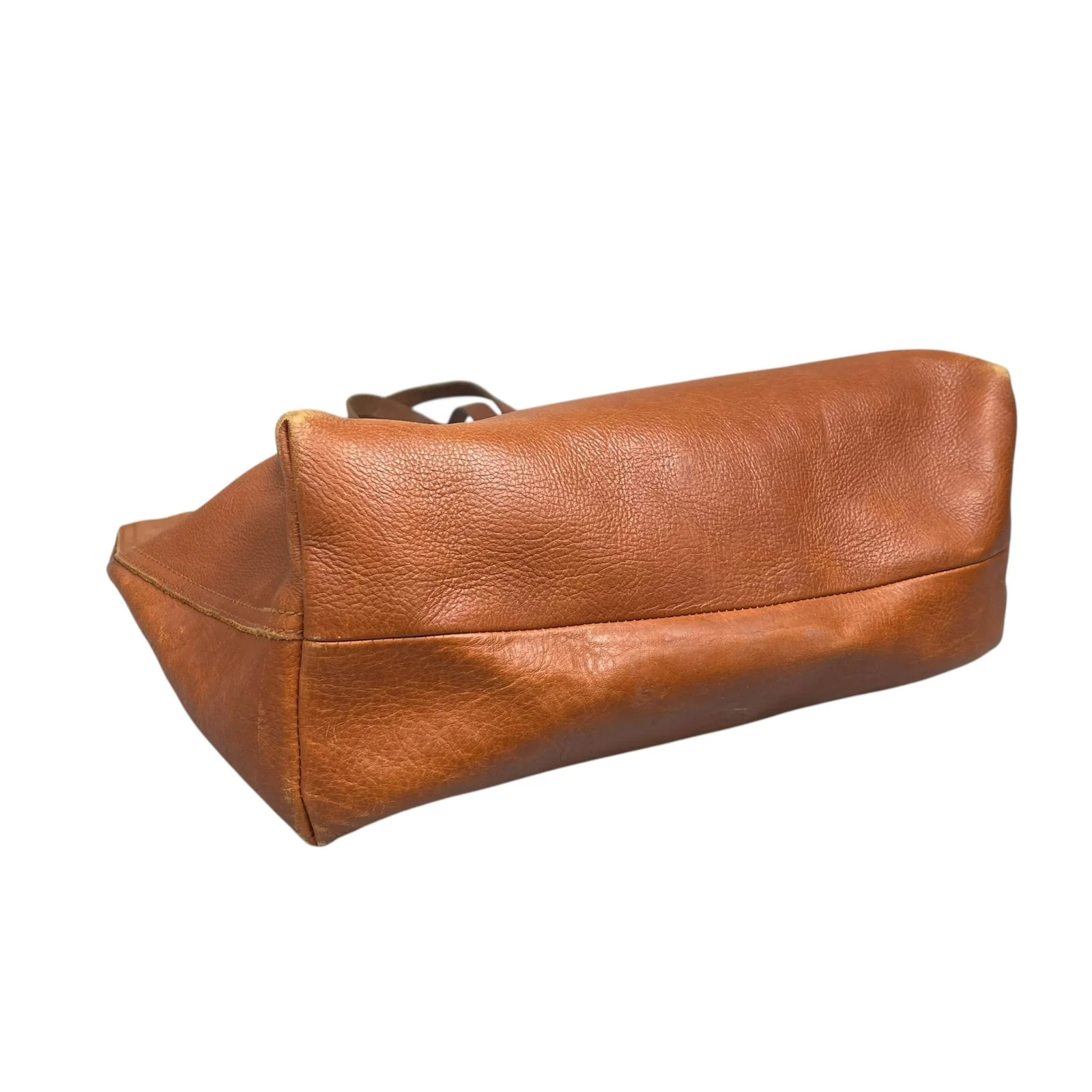 Madewell Women's Brown Vegan Leather Double Strap Travel Tote Hand Shoulder Bag - Image 2