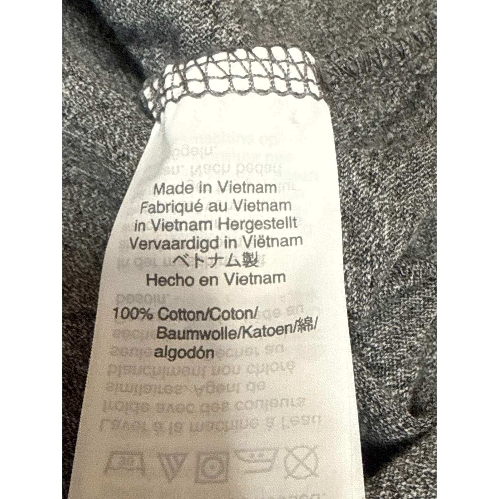 Madewell Womens Gray Heather Knit Long Sleeve Round Neck T Shirt Tee Top Size XS - Image 5