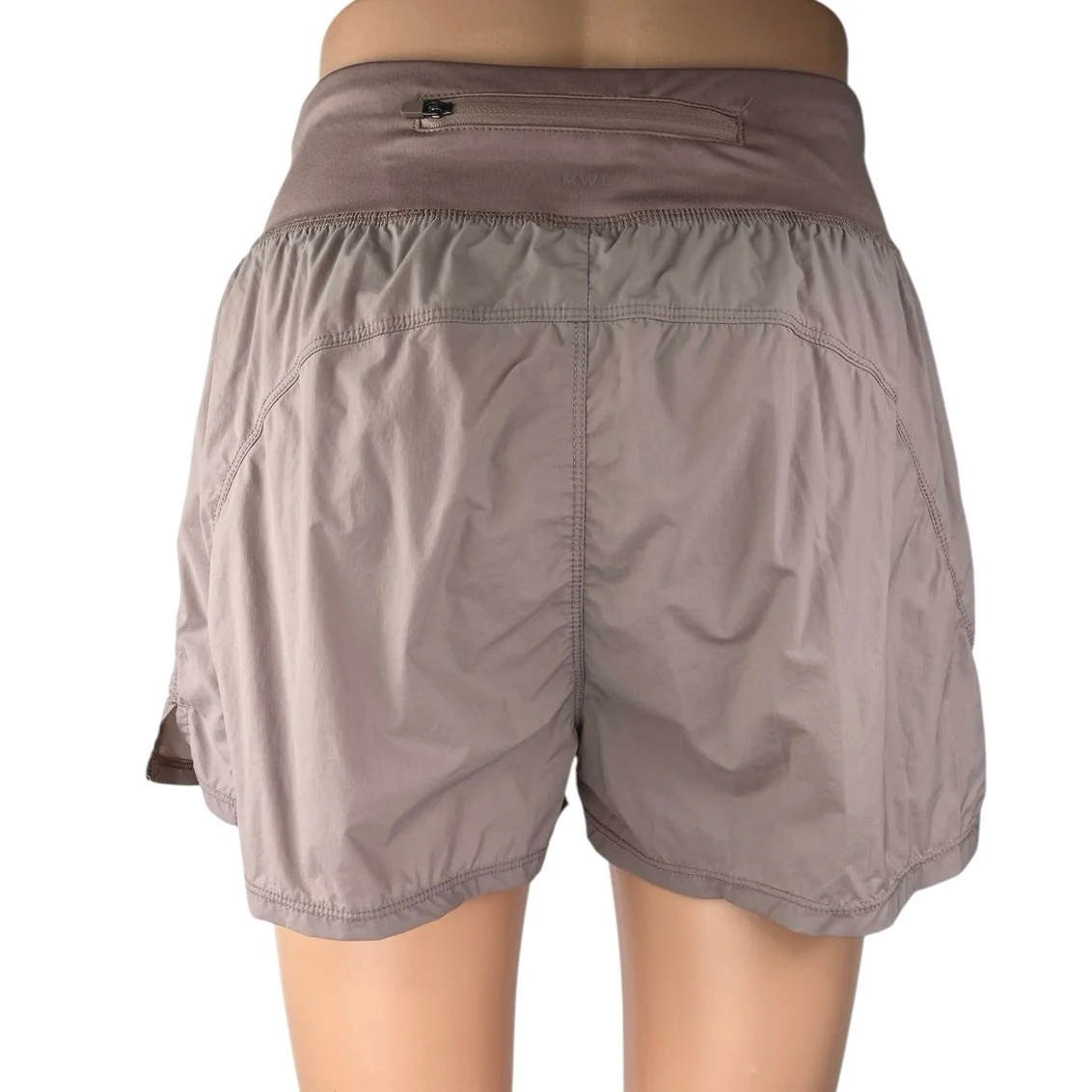 Madewell Women's Purple High Waisted Yoga Workout Running Athletic Shorts Size S - Image 3