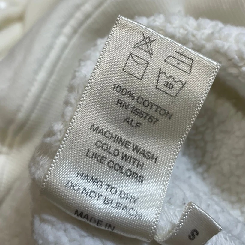 Madhappy Cream Long Sleeve Athletic Activewear Hoodie Sweater Sweatshirt Top S - Image 7