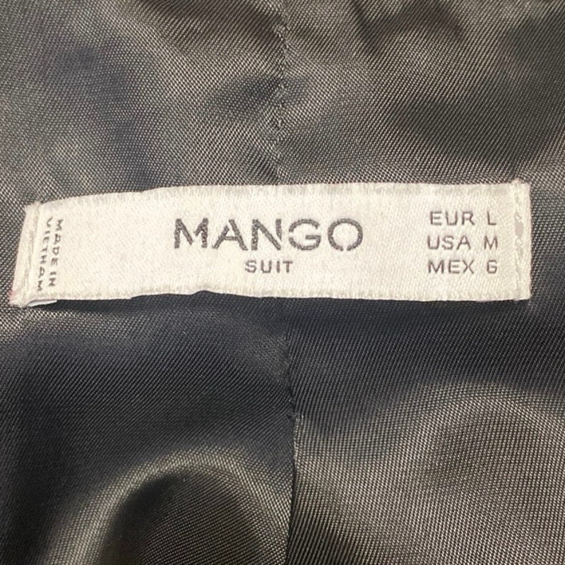 Mango Suit Women's Black Flared Long Sleeve Notch Lapel Blazer Coat Jacket Sz M - Image 5