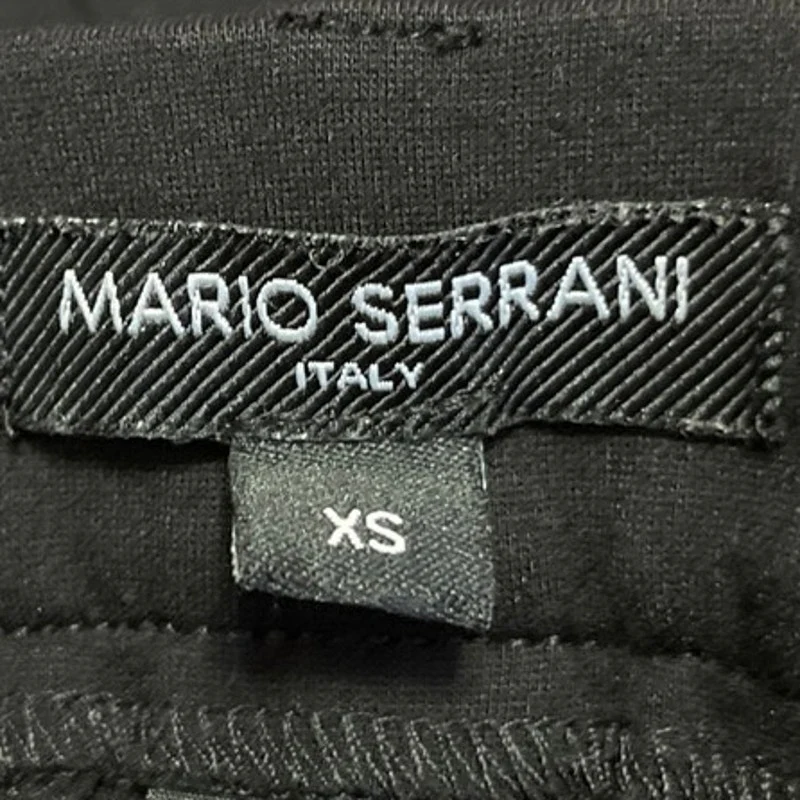 Mario Serrani Women's Black Skinny Mid Rise Slim Stretch Crop Ankle Pants Sz XS - Image 4