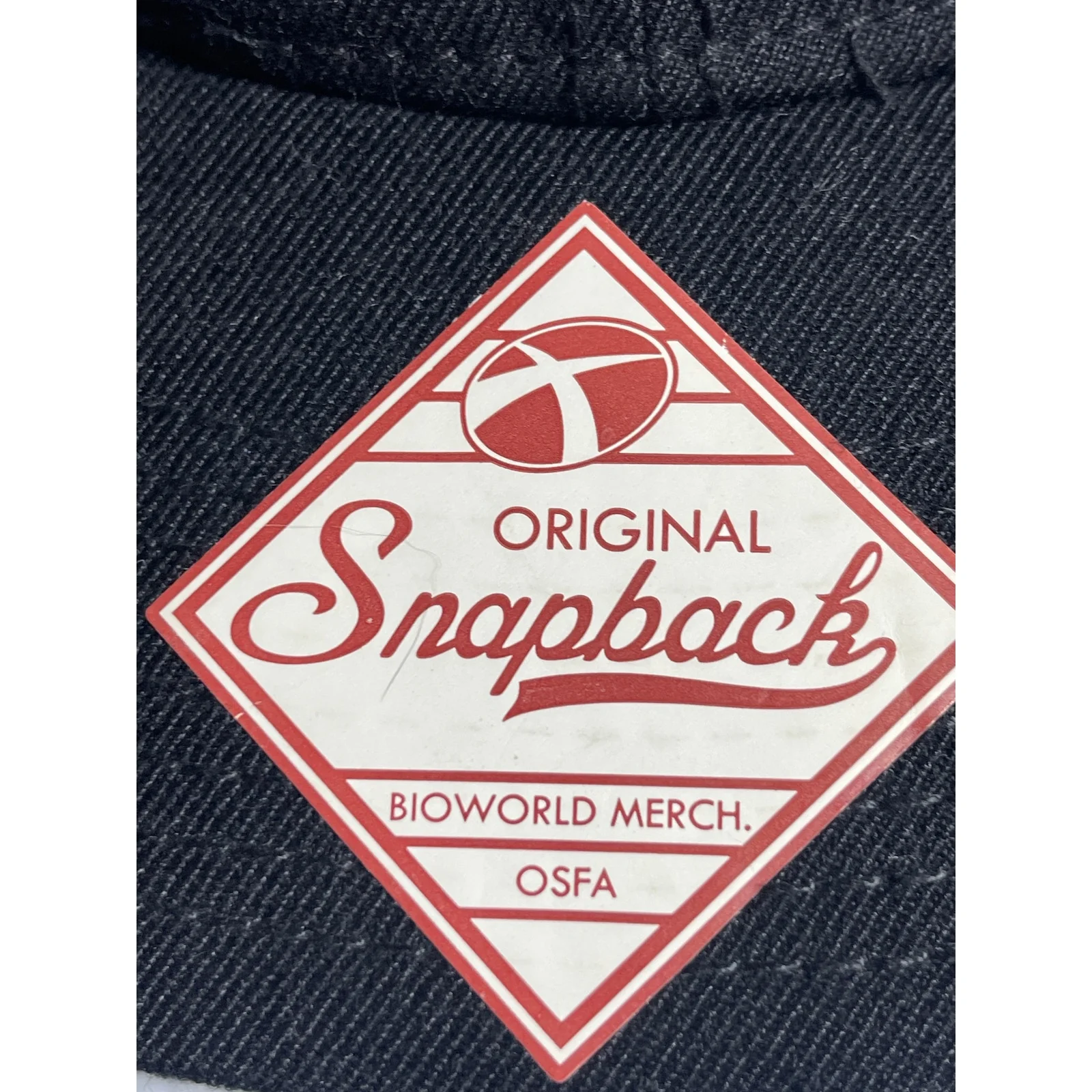 Marvel Avengers Character Black Embroidered Logo Snapback Baseball Cap Hat OS - Image 4