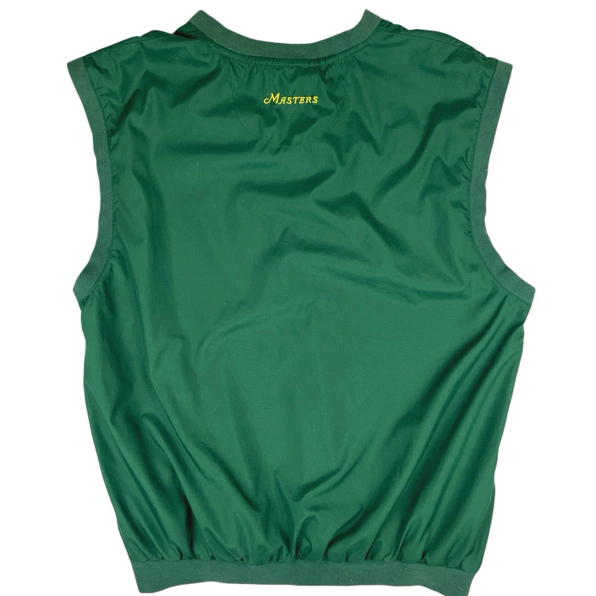 Masters Collection Men’s Green Golf Tournament Logo Windbreaker Vest Jacket XL - Image 2