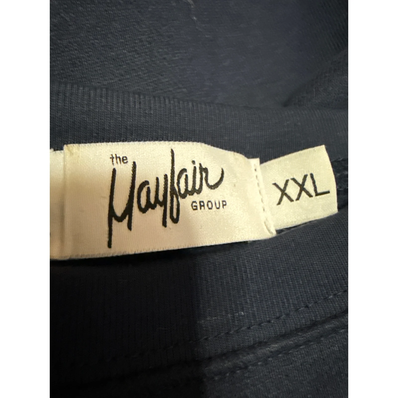 Mayfair Pat On The Back Blue Embroidered Long Sleeve Sweatshirt Sweater Top XXL - Image 5