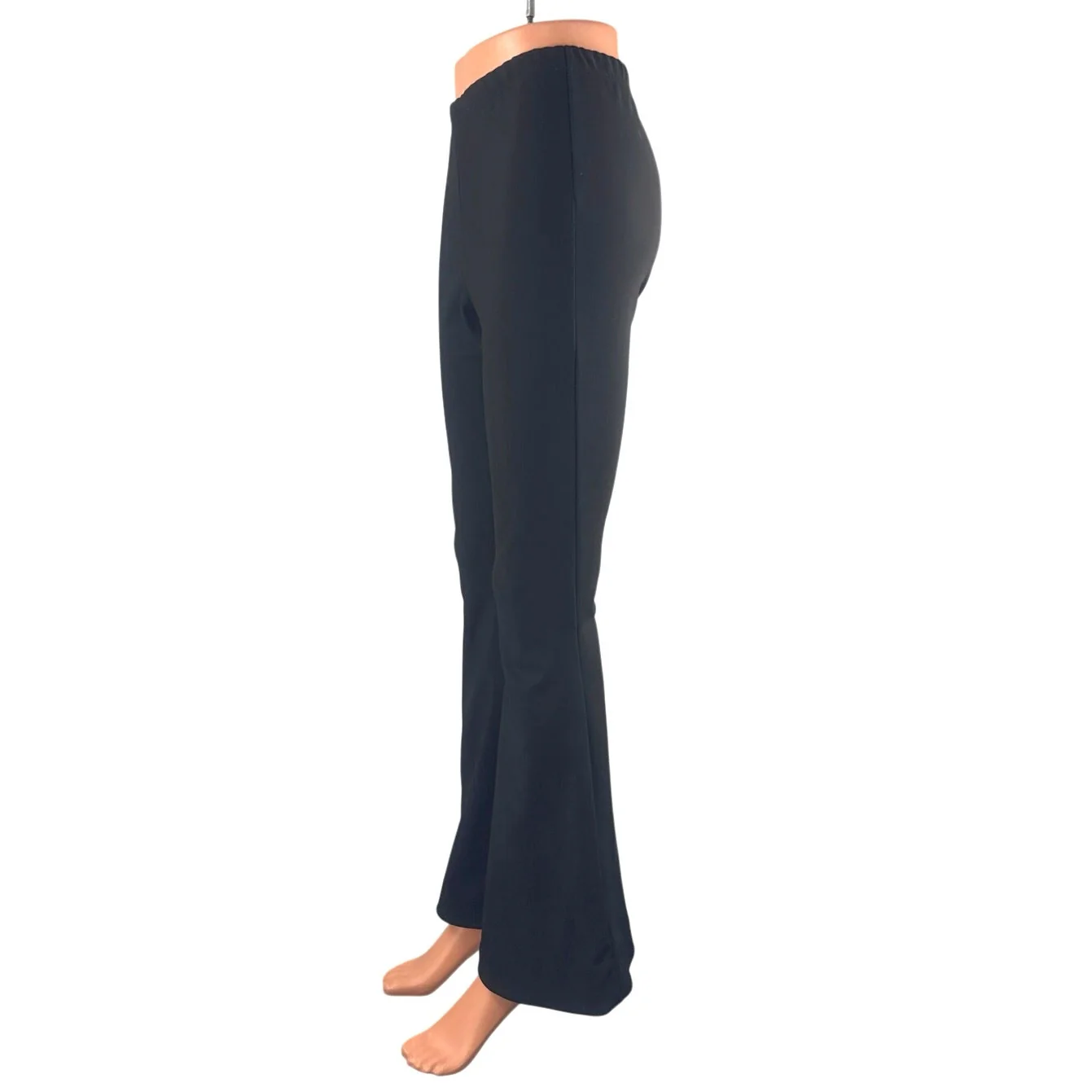 Melville Women's Black Mid Rise Bell Bottom Flared Bootcut Trousers Pants Size S - Image 2