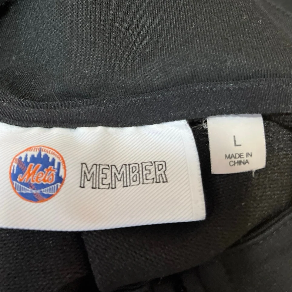 Member New York Mets MLB Basketball Omni-Wick Shotgun Quarter-Zip Pullover Sz L - Image 4