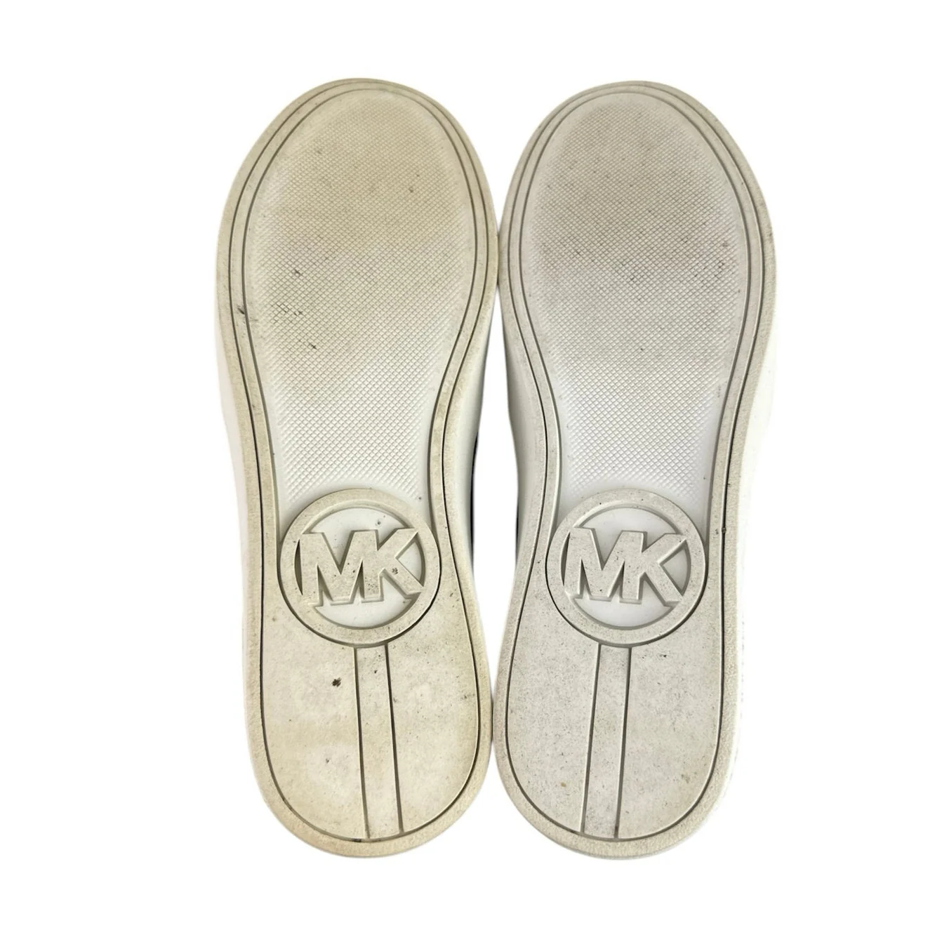 Michael Kors Keaton Women's Brown Laser Cut Leather Slip On Sneakers Shoes Sz 8 - Image 4