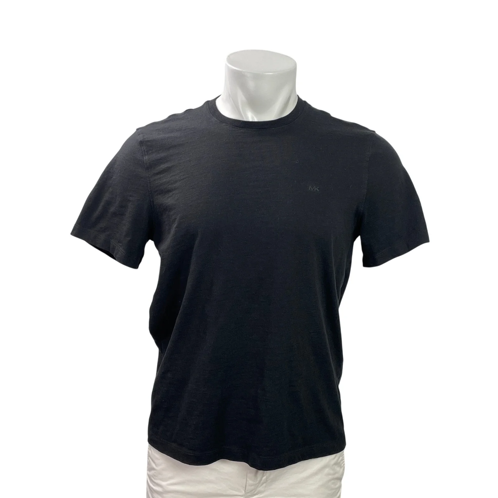 Michael Kors Men's Black Short Sleeve Crew Neck Basic T Shirt Tee Top Size M