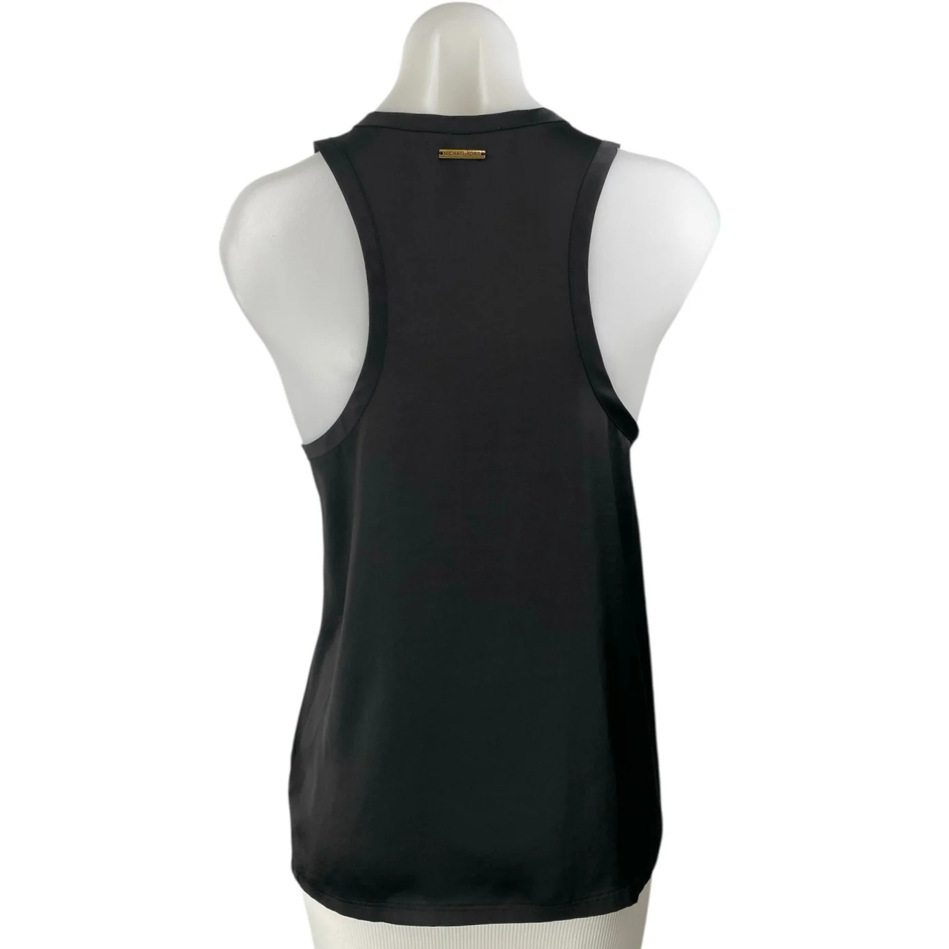 Michael Kors Women's Black Sleeveles Racerback Activewear Sposrts Tank Top Sz S - Image 2