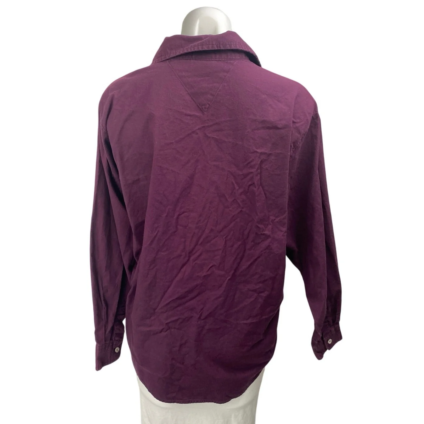 Mickey Unlimited Purple Embroidered Mickey Minnie Pluto Button Down Shirt Top M - Image 2