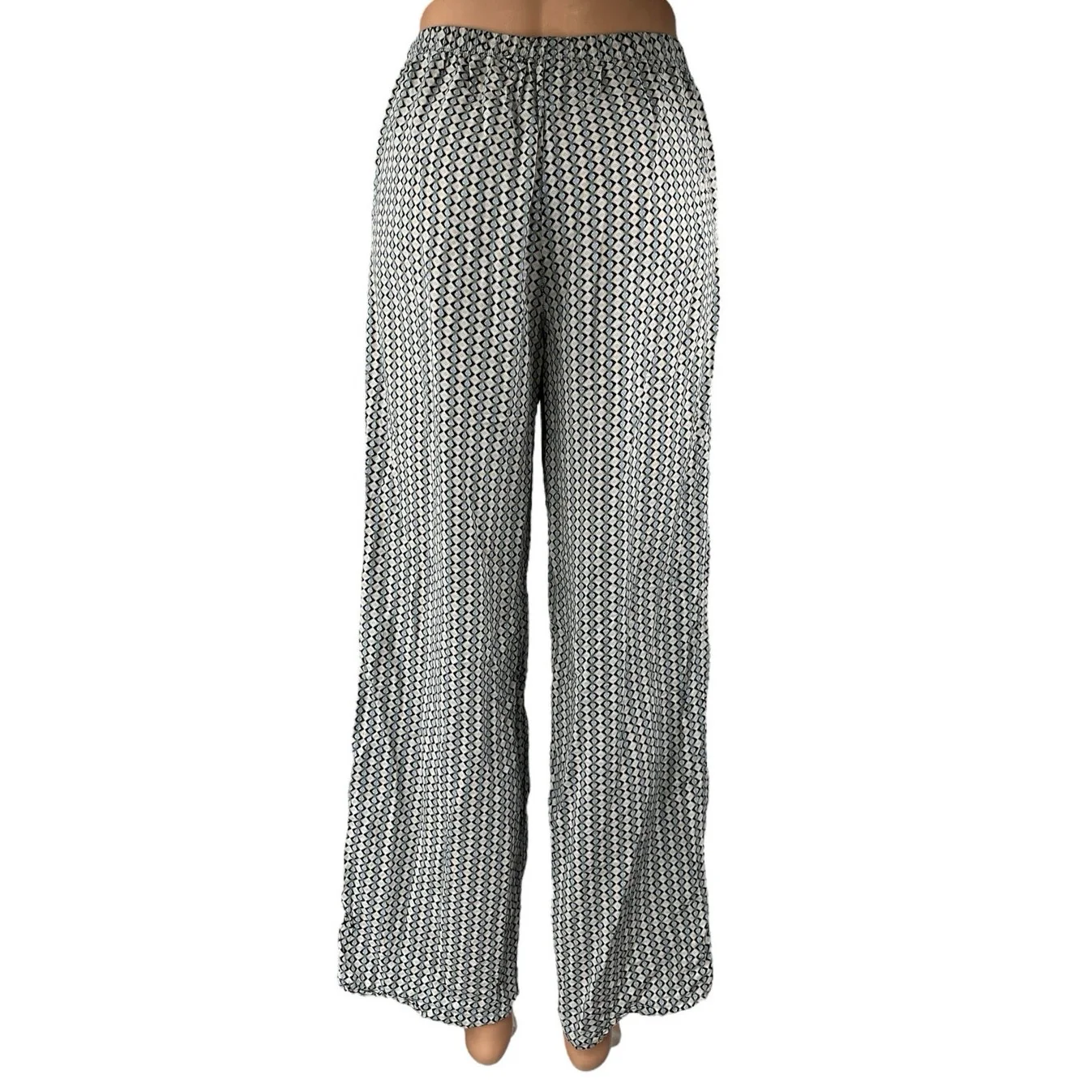 Miley + Molly Women's Multicolor Wide Leg High Waist Pull-On Trousers Pants Sz M - Image 3