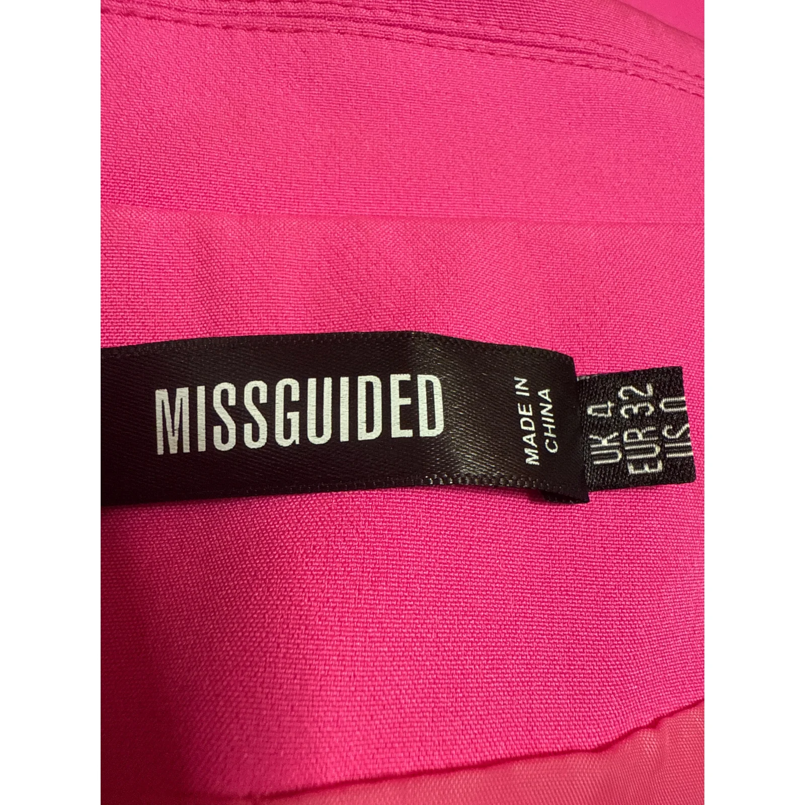 Missguided Women's Pink Notch Collar Button Long Sleeve Blazer Coat Jacket Sz 0 - Image 3