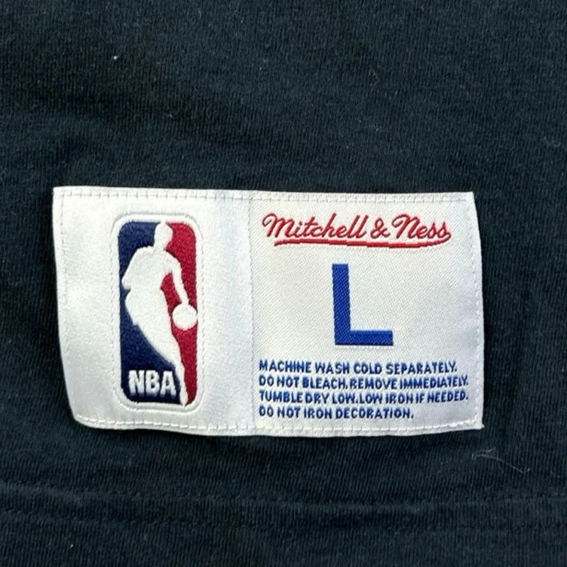 Mitchell & Ness NBA Chicago Bulls Black Red Basketball Jersey Shirt Tank Top L - Image 3