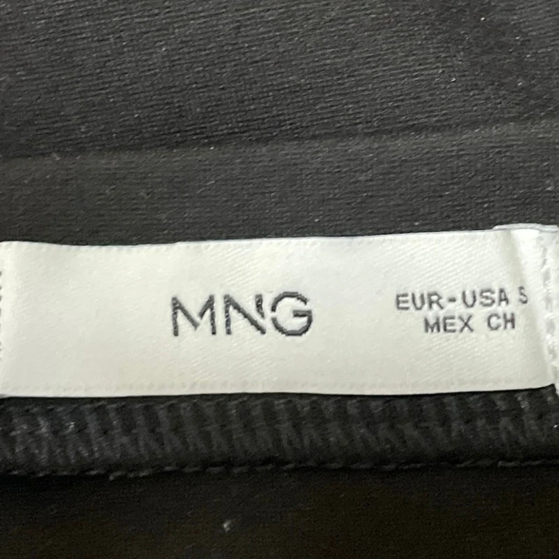 MNG Mango Black High Waisted Front Slit Midi Maxi Straight Pencil Skirt Size S - Image 4