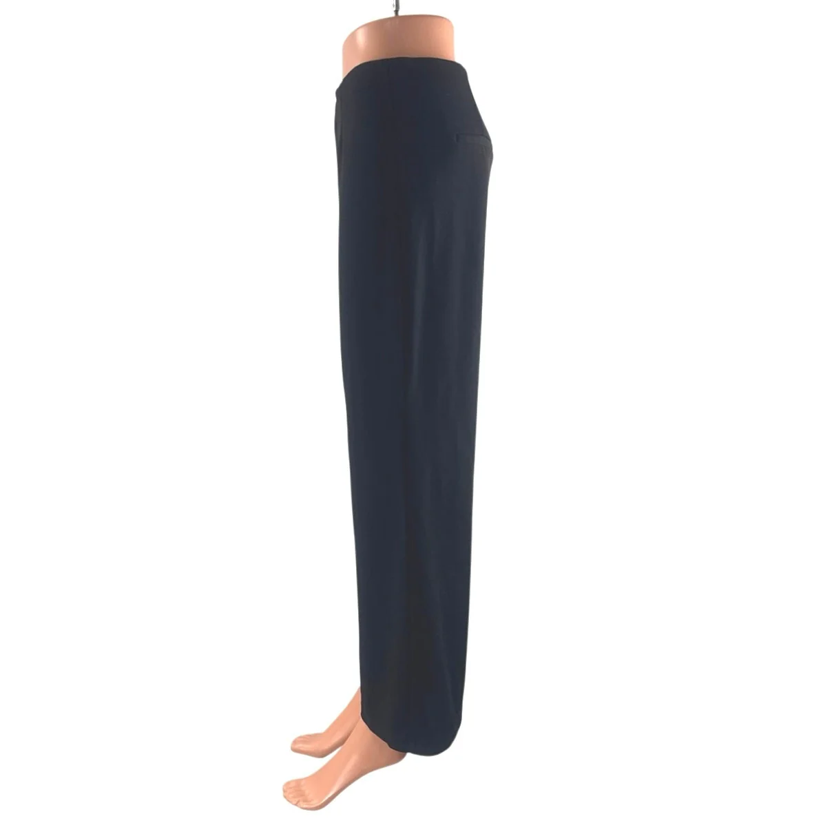 MNG Mango Women's Black High Rise Flared Bootcut Career Trousers Pants Size M - Image 2