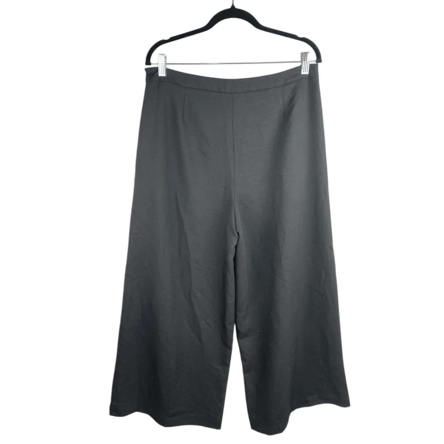 Modern Citizen Womens Black High Waisted Wide Leg Cropped Trousers Pants Size XL - Image 3
