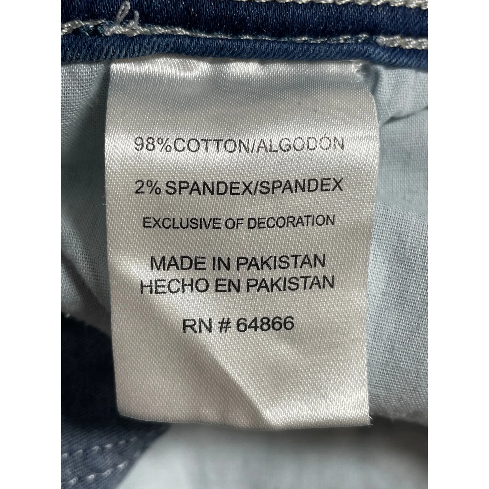 Modern Culture Womens Blue Medium Wash High Waisted Skinny Denim Jeans Pants 30 - Image 6