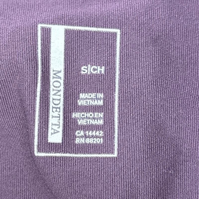 Mondetta Purple Mesh Pockets High Rise Ankle Skinny Pull On Yoga Leggings Size S - Image 8
