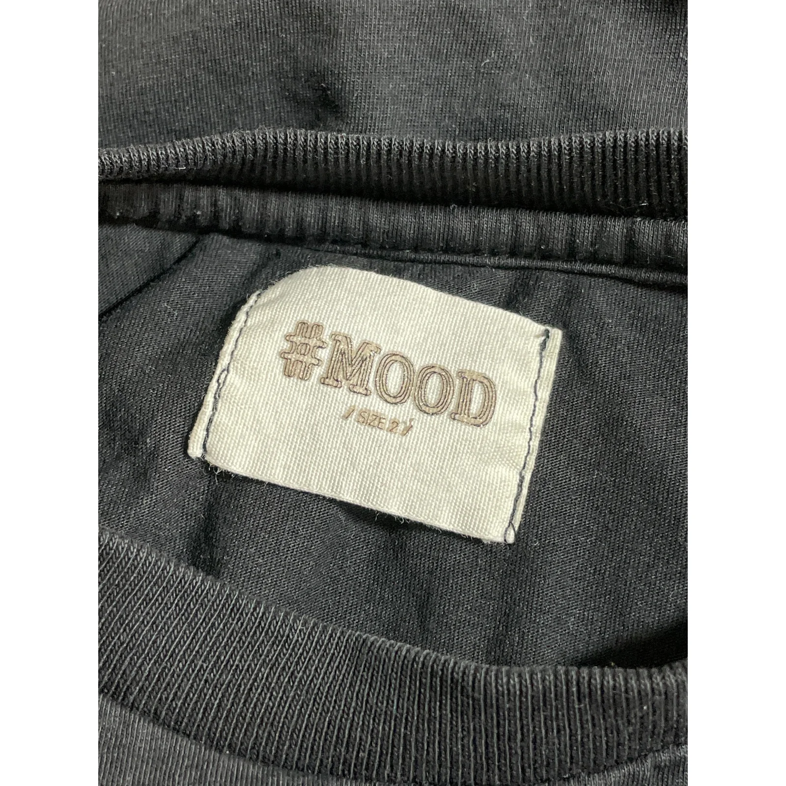 #Mood Dolce & Banana Black Graphic Short Sleeve Crew Neck Crop T Shirt Tee Top 2 - Image 5