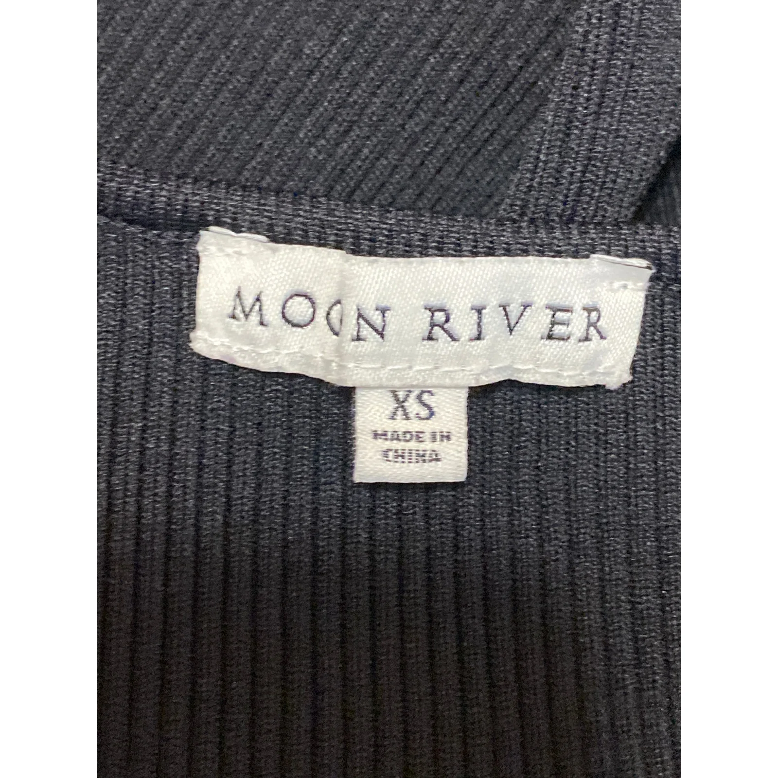 Moon River Mixed Media Black Sweetheart Neck Long Sleeve  Midi Flare A-Line XS - Image 5
