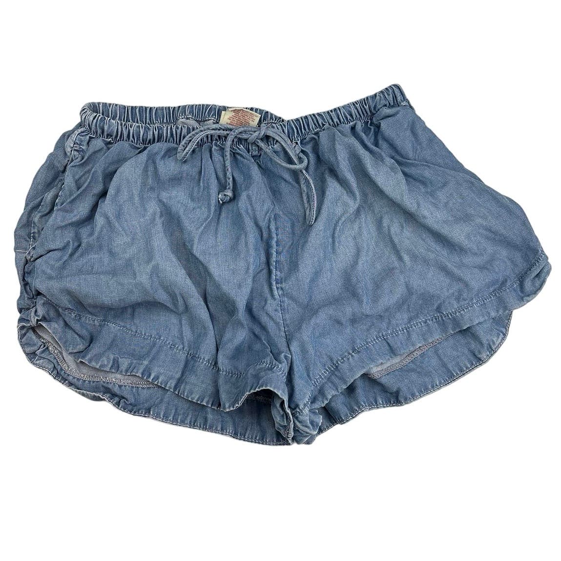 Mossimo A Bound Elastic Floral Print Denim Relaxed Pockets 2Pc Lot Set Shorts M - Image 4