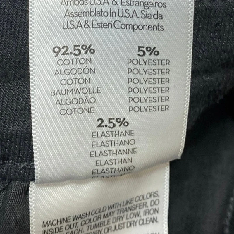 Mother The Looker Women's Black High Waisted Skinny Denim Jeans Pants Size 28 - Image 6