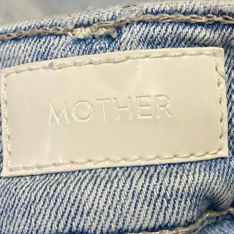 Mother Women's Blue Distressed Mid Rise Flared Bootcut Denim Jeans Size 25 - Image 4