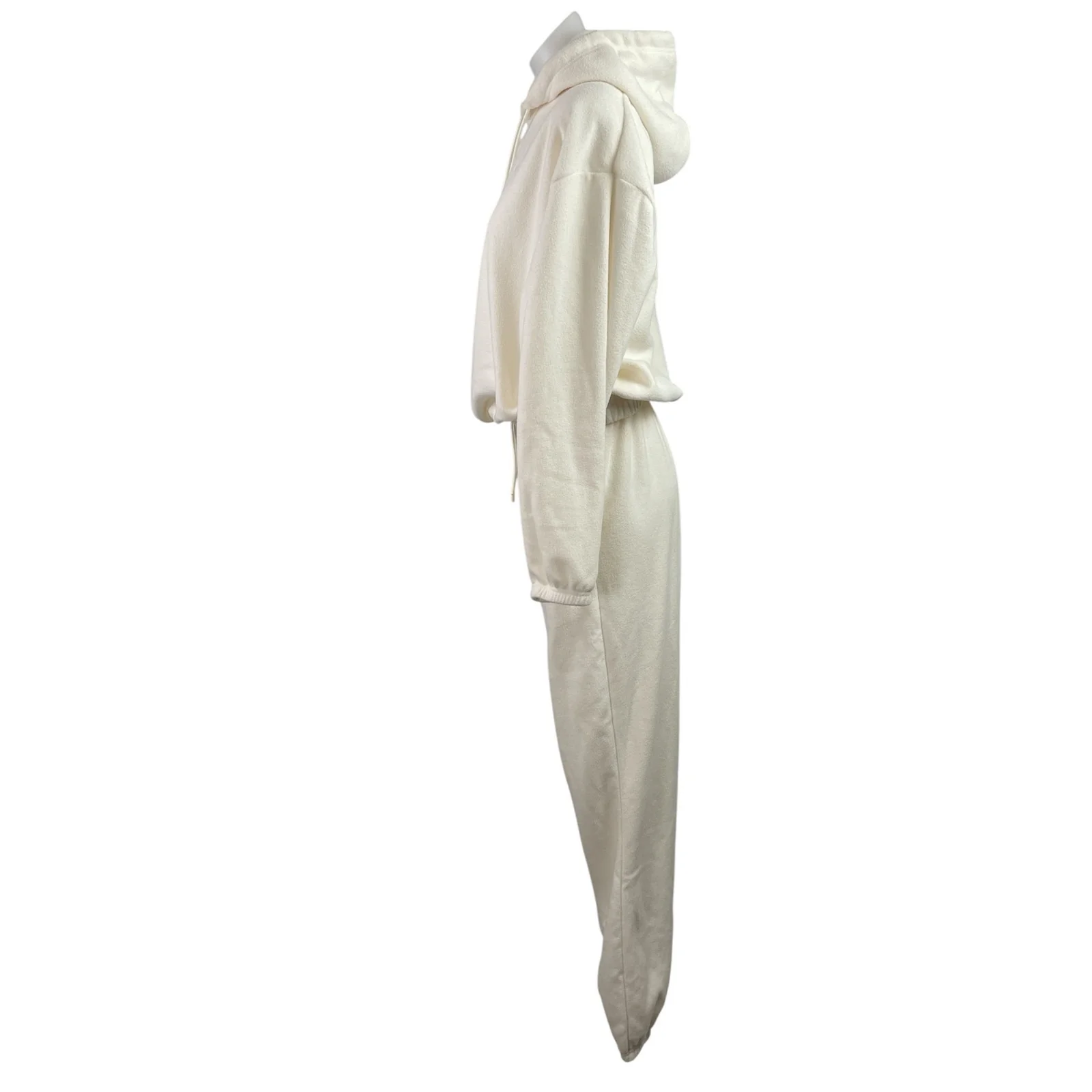 MP MyProtein Women's Cream Lounge Hoodie Hooded Sweatpants 2 Piece Set Size S - Image 2