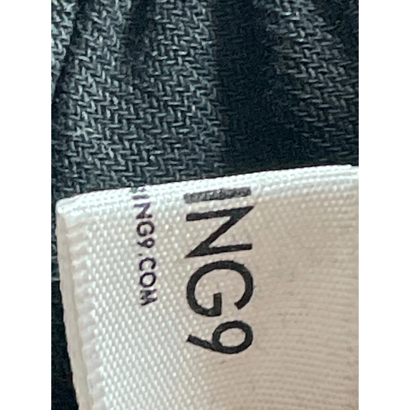 Naning9 Women's Black High Rise Pleated Wide Leg Baggy Trousers Pants Size XS - Image 6