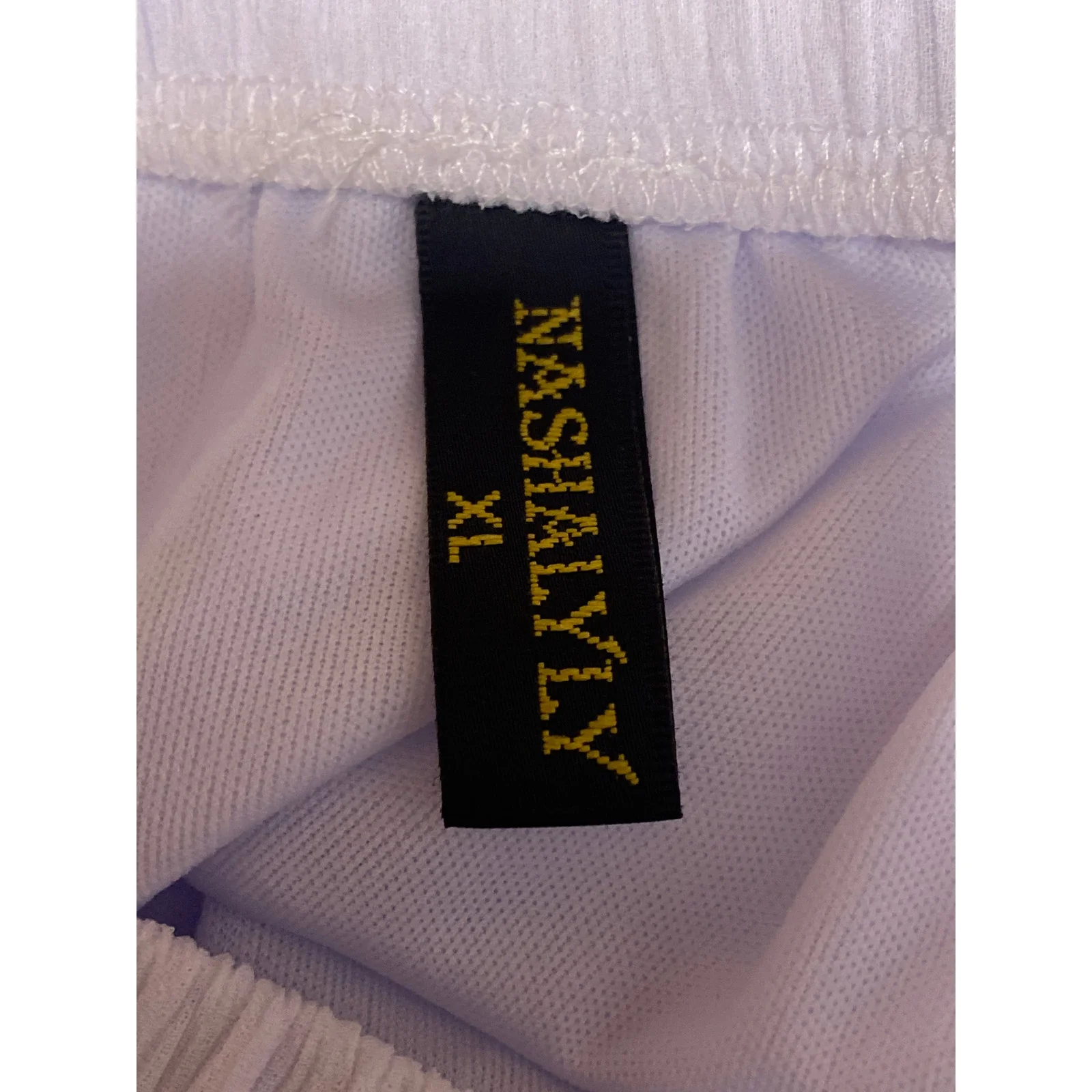 Nashalyly Women's White Elastic Waist Ruffled Tiered Maxi Flare A-Line Skirt XL - Image 5
