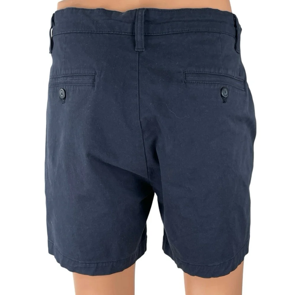 Nautica The Deck Men's Blue High Rise Classic Stretch Chino Bermuda Shorts 32 - Image 3