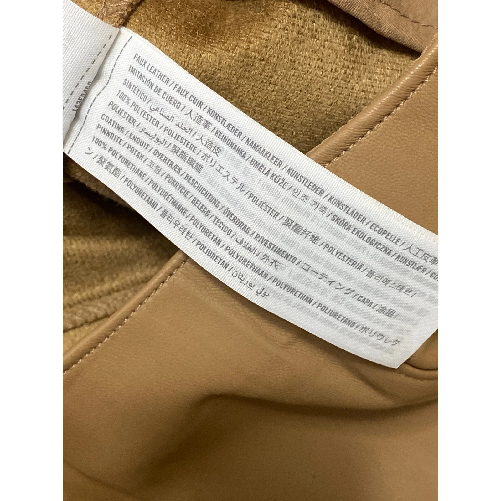 NEW Abercrombie & Fitch Tan Khaki High Waisted Wrap Skirt Skort Shorts Size S - Image 6