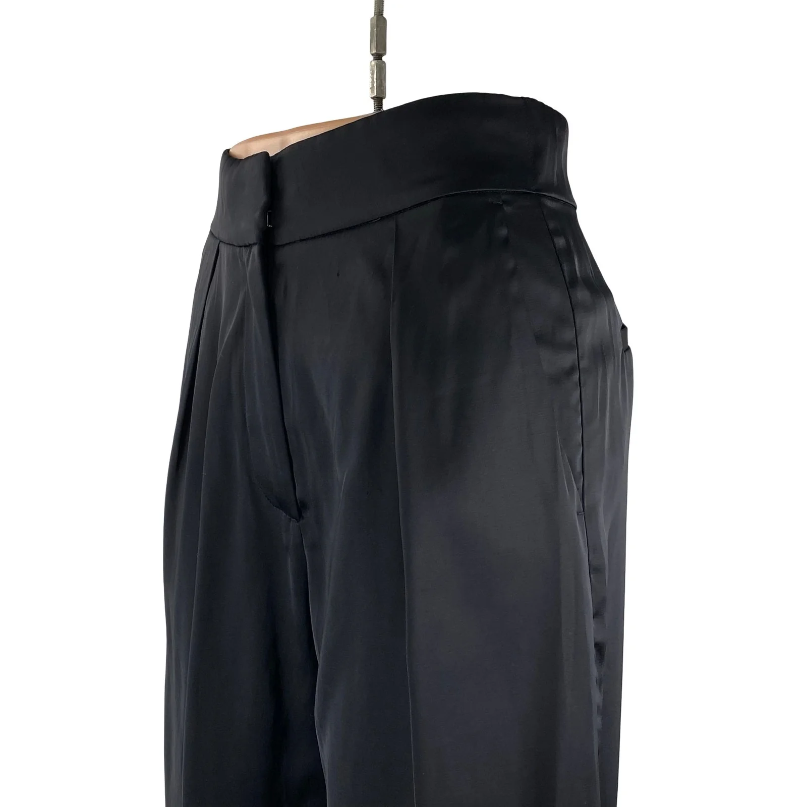 NEW Abercrombie & Fitch Women's Pleated Palazzo Wide Leg Trousers Dress Pants 26 - Image 2