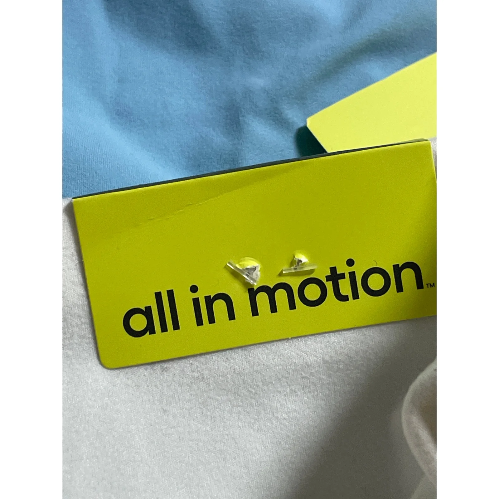 NEW All in Motion Blue High Rise Yoga Workout Athletic Leggings Pants Size M - Image 6