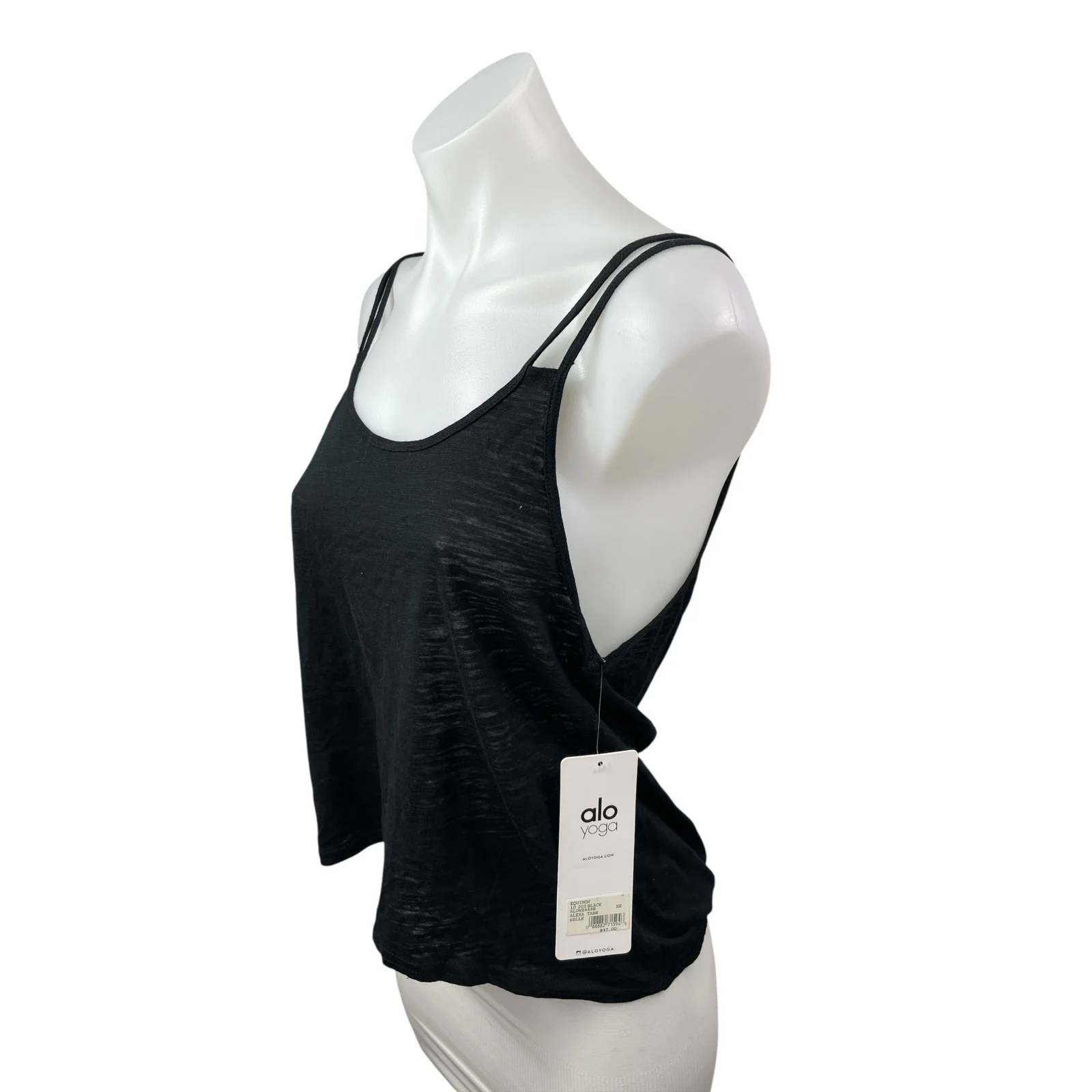 NEW Alo Yoga Alexa Strappy Sleeveless Yoga Gym Athletic Activewear Tank Top XS - Image 2