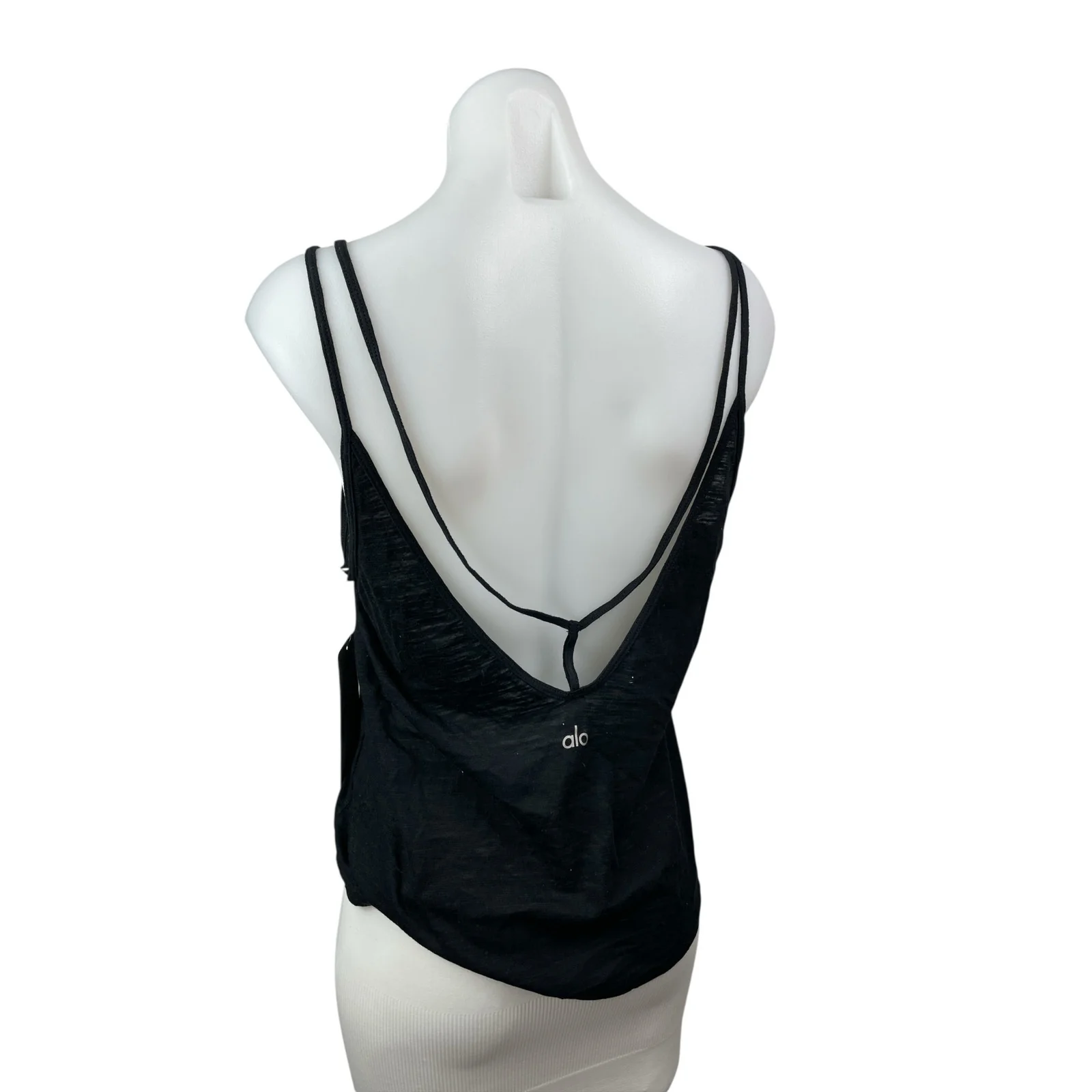 NEW Alo Yoga Alexa Strappy Sleeveless Yoga Gym Athletic Activewear Tank Top XS - Image 3