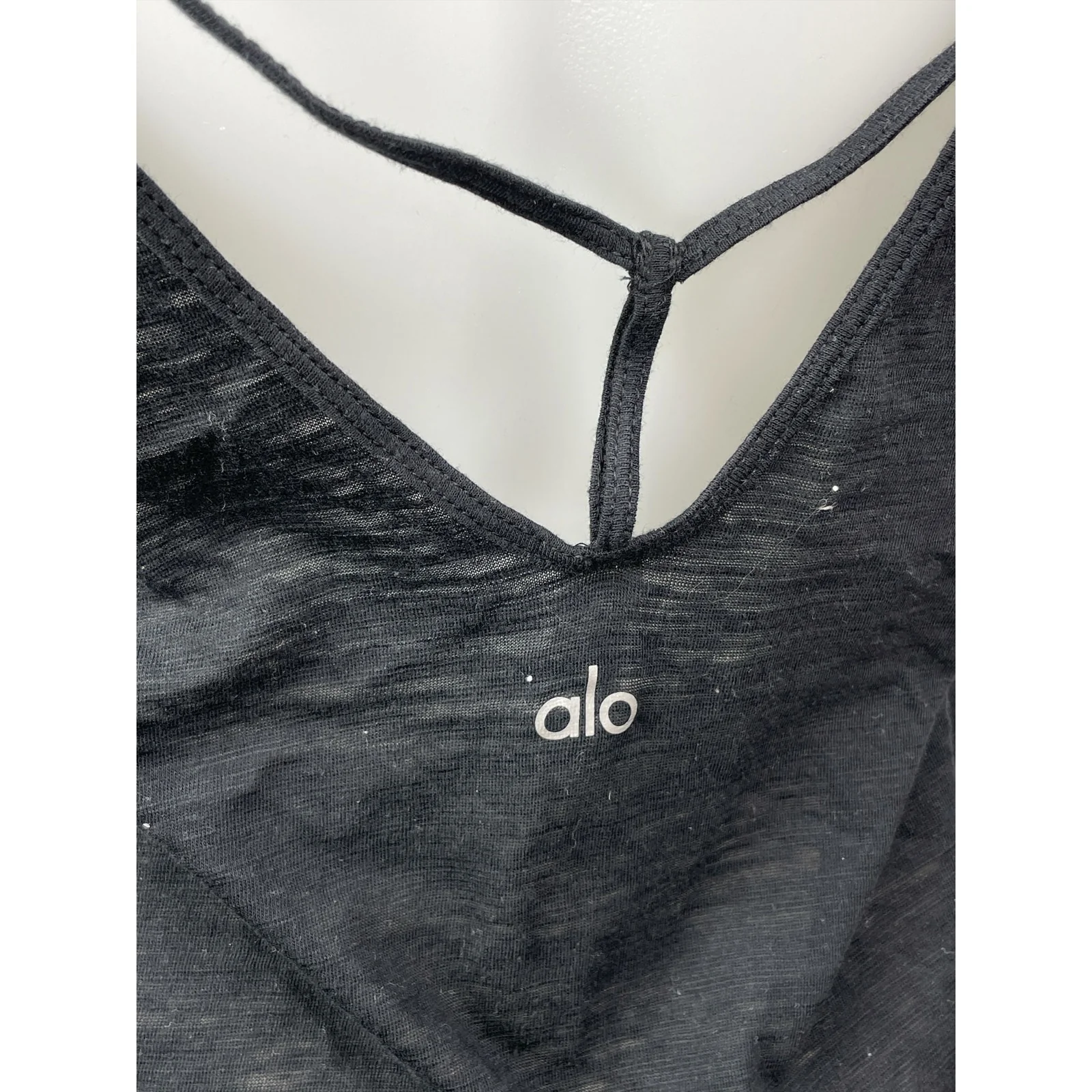 NEW Alo Yoga Alexa Strappy Sleeveless Yoga Gym Athletic Activewear Tank Top XS - Image 4