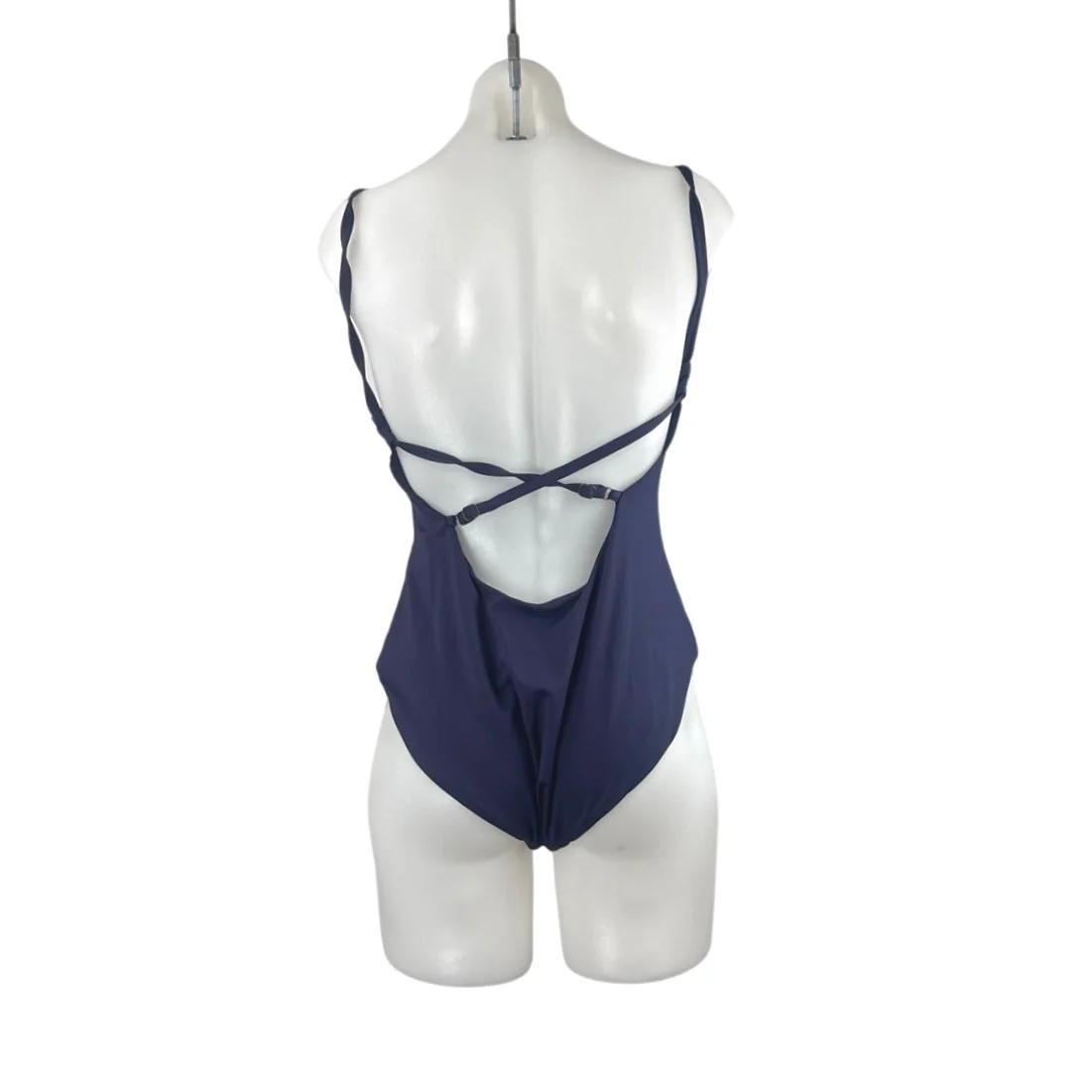 NEW Andie Jetties Sleeveless Crossover Back Cami One Piece Swimsuit Swimwear L - Image 3