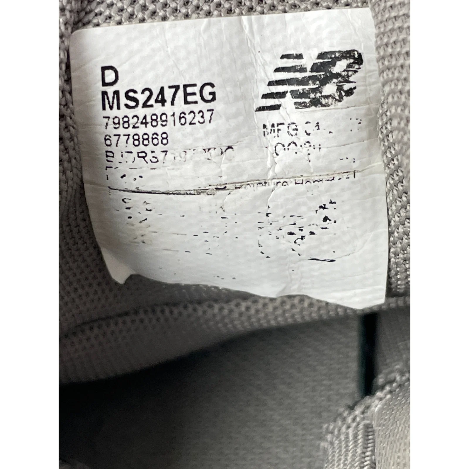New Balance 247 Mens Marblehead Gray Lace Up Low Top Athletic Sneakers Shoes 14 - Image 7